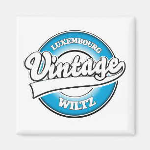 Wiltz Luxembourg Retrologo Magnet