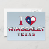 Wimberley, Texas Postkarte (Vorne/Hinten)