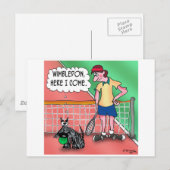 Wimbledon, hier komme ich postkarte (Vorne/Hinten)