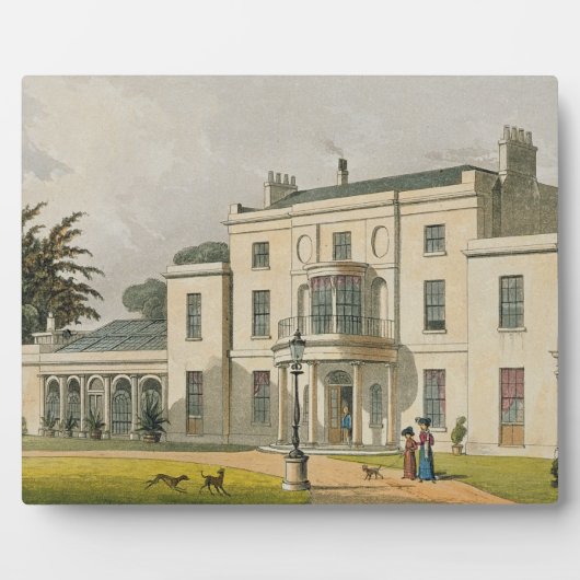 Wimbledon House, aus Ackermanns "Repository of A Fotoplatte (Vorderseite)