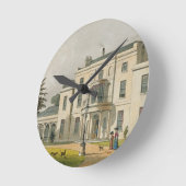 Wimbledon House, aus Ackermanns "Repository of A Runde Wanduhr (Winkel)