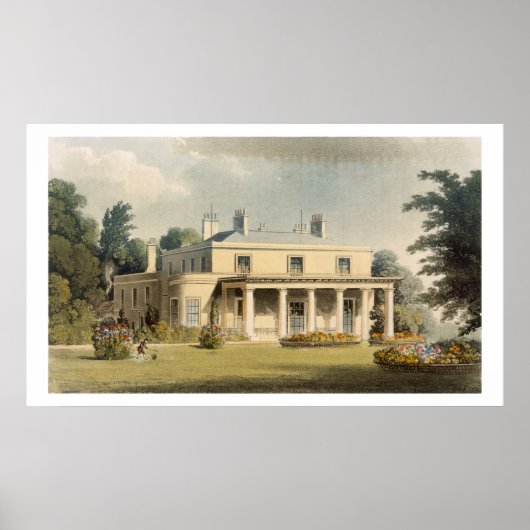 Wimbledon Park, von R. Ackermann's (1764-1834) 'R Poster (Vorne)