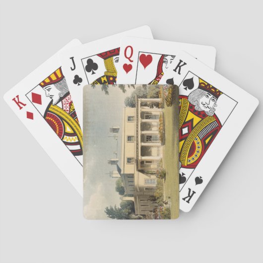 Wimbledon-Park, von R. Ackermanns (1764-1834) 'R Spielkarten (Rückseite)