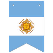 Wimpel: Argentinien-Flagge Wimpelkette (Zweite Fahne)
