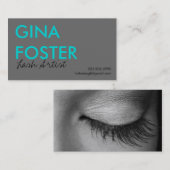 Wimper-Erweiterungs-Peitschen-Künstler Visitenkarte (Vorne/Hinten)