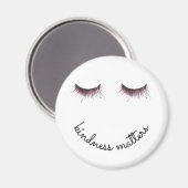 Wimper-Güteangelegenheiten Magnet (Vorderseite/Rückseite)