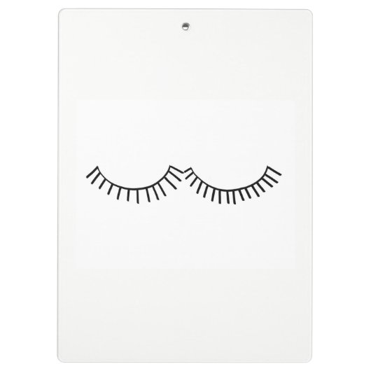 Wimper-Klemmbrett Klemmbrett (Rückseite)