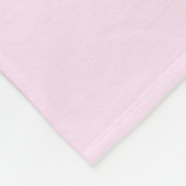 Wimper-Make-uprosa-Girly Zitat Fleecedecke (Ecke)