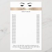 Wimpern Augenbrauen Flyer (Vorne)