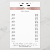 Wimpern Augenbrauen Flyer (Vorne)