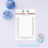 Wimpern Augenbrauen Flyer (Einzeln)