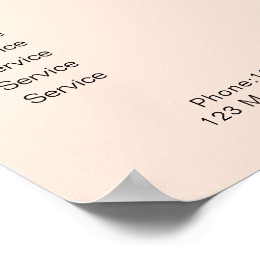 Wimpern Augenbrauen Poster (Ecke)