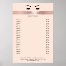 Wimpern Augenbrauen Poster