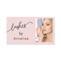 Wimpern Blush Pink Black Script Foto 