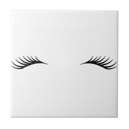 Wimpern Fliese (Vorderseite)