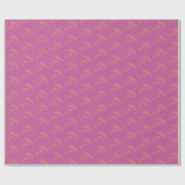 Wimpern Geburtstag Pink Gold Geschenkpapier (Flach)