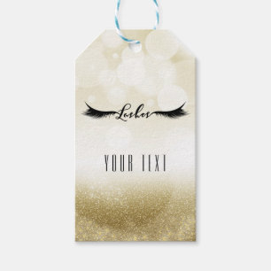 Wimpern Gold Glanz Glamour Wimpern Chic Schönheit Geschenkanhänger