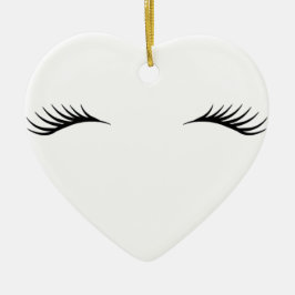 Wimpern Keramikornament