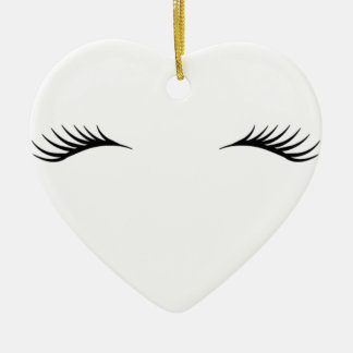 Wimpern Keramikornament