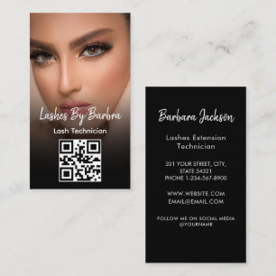 Wimpern Makeup Artist Schwarz Instagram Grid Moder Visitenkarte