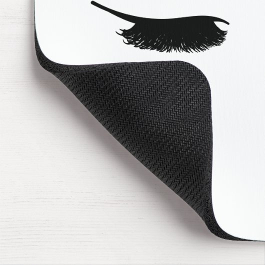 Wimpern modernes schickes Mousepad (Ecke)