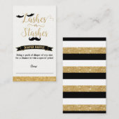 Wimpern oder Stashes Geschlechtsverkehr offenbaren Begleitkarte (Vorne/Hinten)