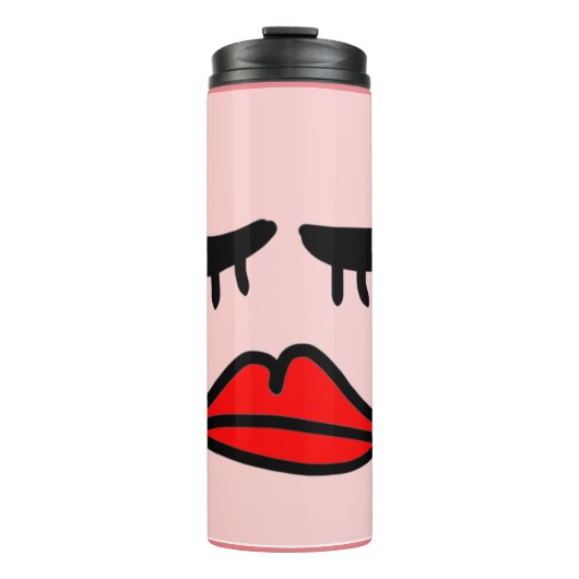 Wimpern Thermosbecher (Vorderseite)