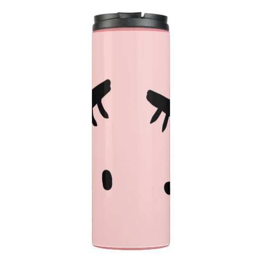 Wimpern Thermosbecher (Rückseite)