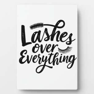 Wimpern Über Alles Eye Liner Make-up Mädchen Fotoplatte