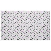 Wimpern und Mascara mit lila Glitzer Stoff (Fat Quarter (45,7 x 55,9 cm))