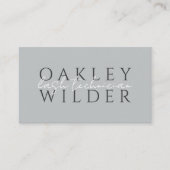 Wimperntechnikerin Gray Visitenkarte (Vorderseite)