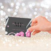 Wimperntechnikerin, Wimpernauffüllung QR-Code-Mono Visitenkarte