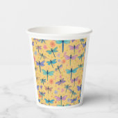 Wimperntusche Dragonfly Garden Paper Cup Pappbecher (Rückseite)