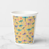 Wimperntusche Dragonfly Garden Paper Cup Pappbecher (Vorderseite)