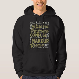 Wimperntusche und Parfüm Ich bin eine Mechanikerin Hoodie