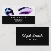 Wimperntuschen-oder Wimper-Visitenkarte - Farben Visitenkarte (Vorne/Hinten)