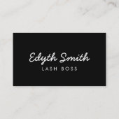 Wimperntuschen-oder Wimper-Visitenkarte - Farben Visitenkarte (Rückseite)