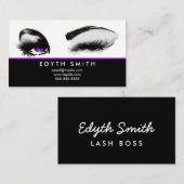 Wimperntuschen-oder Wimper-Visitenkarte Visitenkarte (Vorne/Hinten)