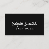 Wimperntuschen-oder Wimper-Visitenkarte Visitenkarte (Rückseite)