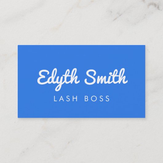 Wimperntuschen-oder Wimper-Visitenkarte Visitenkarte (Rückseite)