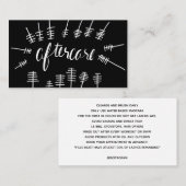 Wimperntuschen-Stab Fürsorge-Peitschenkarte Visitenkarte (Vorne/Hinten)