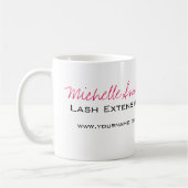 Wimpernverlängerung Augen-Skizze-Mascara Kaffeetasse (Links)