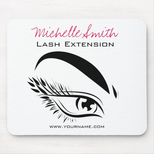Wimpernverlängerung Augen-Skizze-Mascara Mousepad (Vorne)