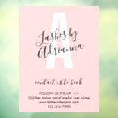 Wimpernverlängerung Make-up Artist Stylist Fensteraufkleber (Blatt 3)