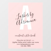 Wimpernverlängerung Make-up Artist Stylist Fensteraufkleber (Blatt)