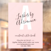 Wimpernverlängerung Make-up Artist Stylist Fensteraufkleber (Blatt 2)