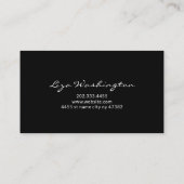 Wimpernverlängerungen Augenbrauen & Wimpern Salon Visitenkarte (Rückseite)