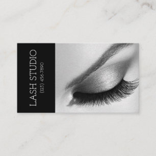 Wimpernverlängerungen Augenbrauen & Wimpern Salon Visitenkarte