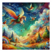 Wimsical Pony Poster (Vorderseite)