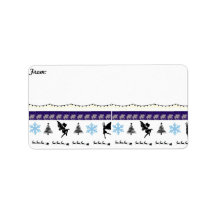 Wimsisches Weihnachtsrücksendelabel